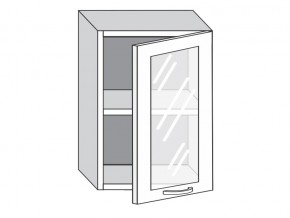 1.50.3 Шкаф настенный (h=720) на 500мм с 1-ой стекл. дверцей в Югорске - yugorsk.magazinmebel.ru | фото