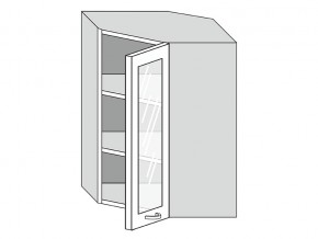 19.60.3у Шкаф настенный (h=913) угловой на 600мм со стекл. дверцей в Югорске - yugorsk.magazinmebel.ru | фото