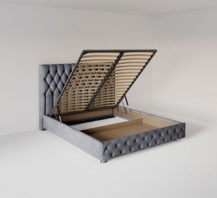 Кровать Версаль 1.2 м с подъемным механизмом в Югорске - yugorsk.magazinmebel.ru | фото - изображение 4