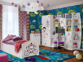 Детская комната Юниор-2 Принцесса в Югорске - yugorsk.magazinmebel.ru | фото