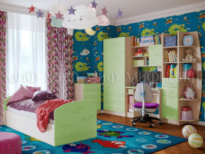 Детская комната Юниор-2 Салатовый в Югорске - yugorsk.magazinmebel.ru | фото