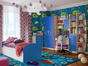 Детская комната Юниор-2 Синий в Югорске - yugorsk.magazinmebel.ru | фото
