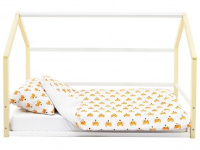 Детская кровать-домик Монтессори Svogen бежево-белый в Югорске - yugorsk.magazinmebel.ru | фото - изображение 7