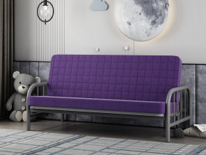 Диван-кровать Мадлен 4 Серый-Фиолетовый в Югорске - yugorsk.magazinmebel.ru | фото - изображение 1
