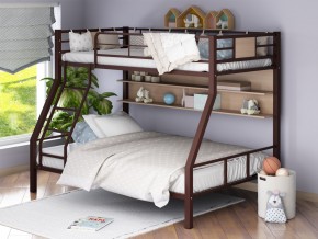 Двухъярусная кровать Гранада-1П коричневый в Югорске - yugorsk.magazinmebel.ru | фото - изображение 1