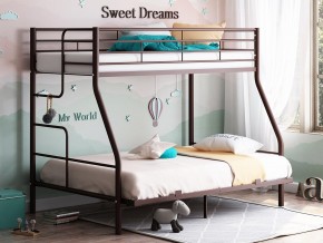 Двухъярусная кровать Гранада-3 140 коричневый в Югорске - yugorsk.magazinmebel.ru | фото