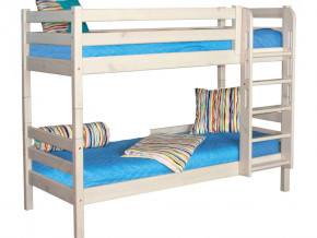 Двухъярусная кровать Соня с прямой лестницей Вариант 9 белая в Югорске - yugorsk.magazinmebel.ru | фото - изображение 2