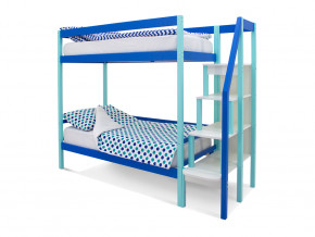Двухъярусная кровать Svogen мятно-синий в Югорске - yugorsk.magazinmebel.ru | фото - изображение 1