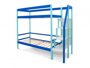 Двухъярусная кровать Svogen мятно-синий в Югорске - yugorsk.magazinmebel.ru | фото - изображение 2