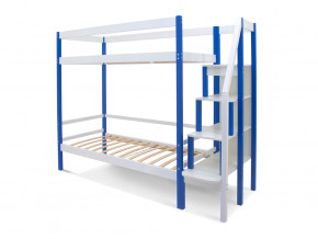 Двухъярусная кровать Svogen с ящиками сине-белый в Югорске - yugorsk.magazinmebel.ru | фото - изображение 2