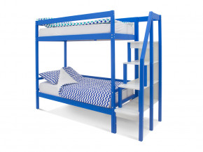 Двухъярусная кровать Svogen синий в Югорске - yugorsk.magazinmebel.ru | фото