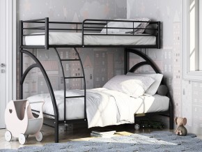 Двухъярусная кровать Виньола 2 Черная в Югорске - yugorsk.magazinmebel.ru | фото - изображение 1