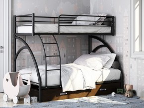 Двухъярусная кровать Виньола-2 Я черный в Югорске - yugorsk.magazinmebel.ru | фото