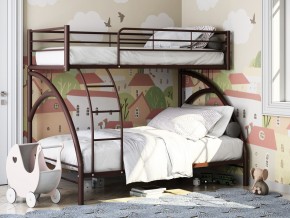 Двухъярусная кровать Виньола 2 Коричневая в Югорске - yugorsk.magazinmebel.ru | фото - изображение 1