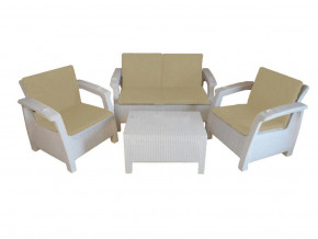 Комплект уличной мебели Yalta Premium Terrace Set белый в Югорске - yugorsk.magazinmebel.ru | фото