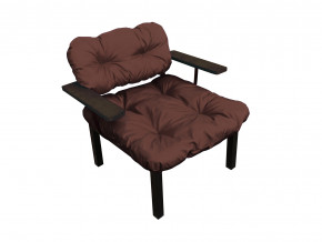 Кресло Дачное коричневая подушка в Югорске - yugorsk.magazinmebel.ru | фото