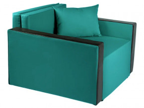 Кресло-кровать Милена с подлокотниками рогожка emerald в Югорске - yugorsk.magazinmebel.ru | фото