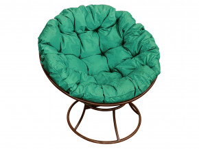 Кресло Папасан без ротанга зелёная подушка в Югорске - yugorsk.magazinmebel.ru | фото - изображение 1