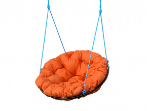 Кресло Папасан подвесное оранжевая подушка в Югорске - yugorsk.magazinmebel.ru | фото
