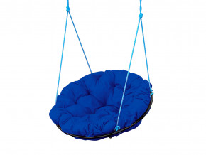 Кресло Папасан подвесное синяя подушка в Югорске - yugorsk.magazinmebel.ru | фото