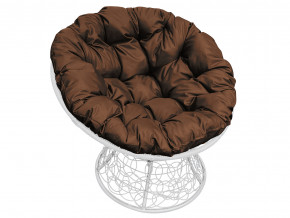 Кресло Папасан с ротангом коричневая подушка в Югорске - yugorsk.magazinmebel.ru | фото