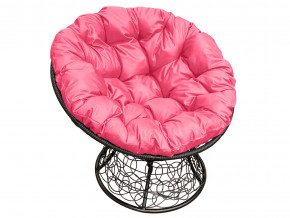 Кресло Папасан с ротангом розовая подушка в Югорске - yugorsk.magazinmebel.ru | фото - изображение 1