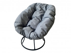 Кресло Пончик без ротанга серая подушка в Югорске - yugorsk.magazinmebel.ru | фото - изображение 1