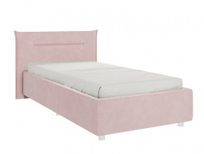 Кровать Альба 900 велюр нежно-розовый в Югорске - yugorsk.magazinmebel.ru | фото