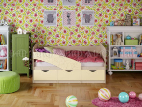 Кровать Бабочки 1600 Ваниль в Югорске - yugorsk.magazinmebel.ru | фото