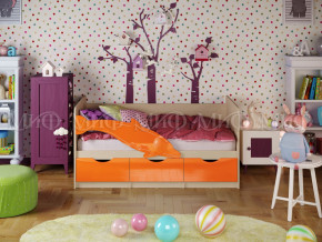 Кровать Дельфин-1 1600 Оранжевый металлик в Югорске - yugorsk.magazinmebel.ru | фото - изображение 1