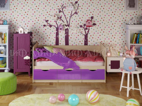 Кровать Дельфин-1 1800 Фиолетовый металлик в Югорске - yugorsk.magazinmebel.ru | фото