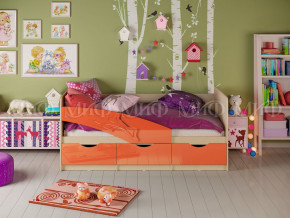 Кровать Дельфин 1600 Оранжевый металлик в Югорске - yugorsk.magazinmebel.ru | фото - изображение 1