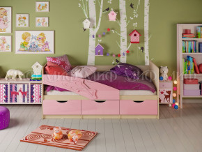Кровать Дельфин 1600 Розовый металлик в Югорске - yugorsk.magazinmebel.ru | фото