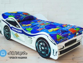 Кровать детская машина Полиции в Югорске - yugorsk.magazinmebel.ru | фото - изображение 1
