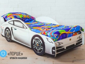 Кровать детская машинка Порше в Югорске - yugorsk.magazinmebel.ru | фото