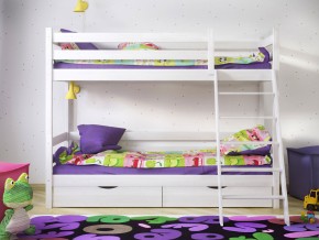 Кровать двухъярусная Сонечка с ящиками и лестницей в Югорске - yugorsk.magazinmebel.ru | фото - изображение 2