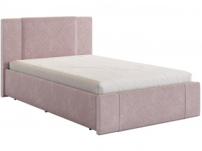 Кровать Хлоя 1200 велюр нежно-розовый в Югорске - yugorsk.magazinmebel.ru | фото