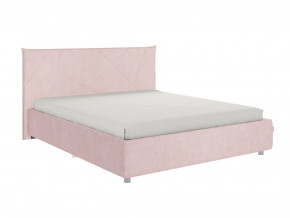 Кровать Квест 1600 велюр нежно-розовый в Югорске - yugorsk.magazinmebel.ru | фото