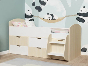 Кровать Малыш-7 Дуб-Белое дерево в Югорске - yugorsk.magazinmebel.ru | фото