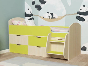 Кровать Малыш-7 Дуб-лайм в Югорске - yugorsk.magazinmebel.ru | фото