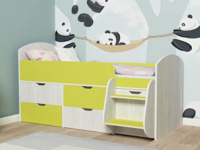 Кровать Малыш-7 Винтербер-Лайм в Югорске - yugorsk.magazinmebel.ru | фото