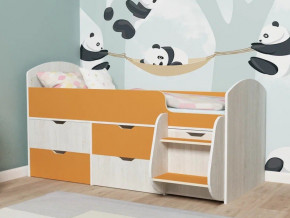 Кровать Малыш-7 Винтербер-Оранжевый в Югорске - yugorsk.magazinmebel.ru | фото
