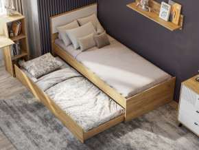 Кровать одинарная Милан выкатная с настилом в Югорске - yugorsk.magazinmebel.ru | фото