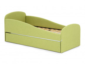 Кровать с ящиком Letmo авокадо (рогожка) в Югорске - yugorsk.magazinmebel.ru | фото - изображение 1