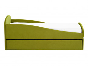Кровать с ящиком Letmo оливковый (велюр) в Югорске - yugorsk.magazinmebel.ru | фото - изображение 6