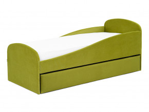 Кровать с ящиком Letmo оливковый (велюр) в Югорске - yugorsk.magazinmebel.ru | фото - изображение 8