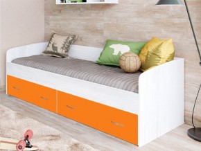 Кровать с выкатными ящиками Винтерберг, оранжевый в Югорске - yugorsk.magazinmebel.ru | фото