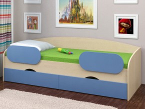 Кровать Соня 2 дуб молочный-голубой в Югорске - yugorsk.magazinmebel.ru | фото - изображение 2