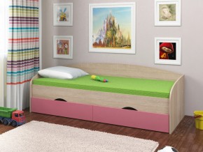 Кровать Соня 2 сонома-розовый в Югорске - yugorsk.magazinmebel.ru | фото