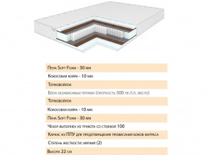 Матрас Шалла 160х200 в Югорске - yugorsk.magazinmebel.ru | фото - изображение 2